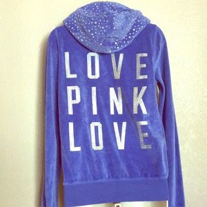 Victoria's Secret PINK blinged out hoodie!